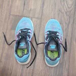 Nike Aqua and Pink Sneakers